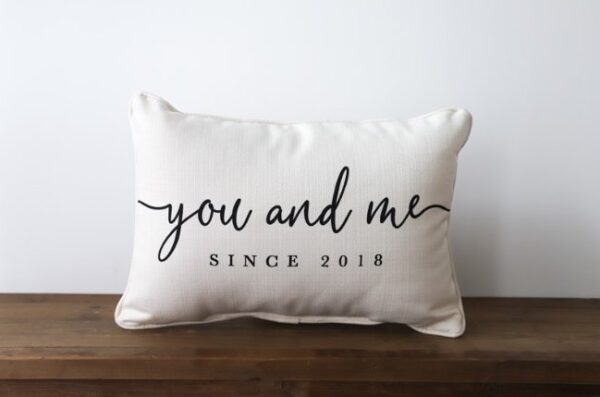 Product Image for  You and Me Since Pillow