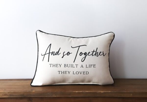 Product Image for  And So Together Pillow