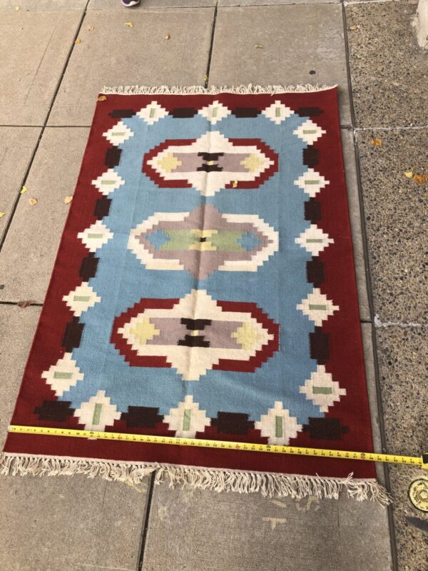 Product Image for  Wool Rug Hand Made Kilim Style