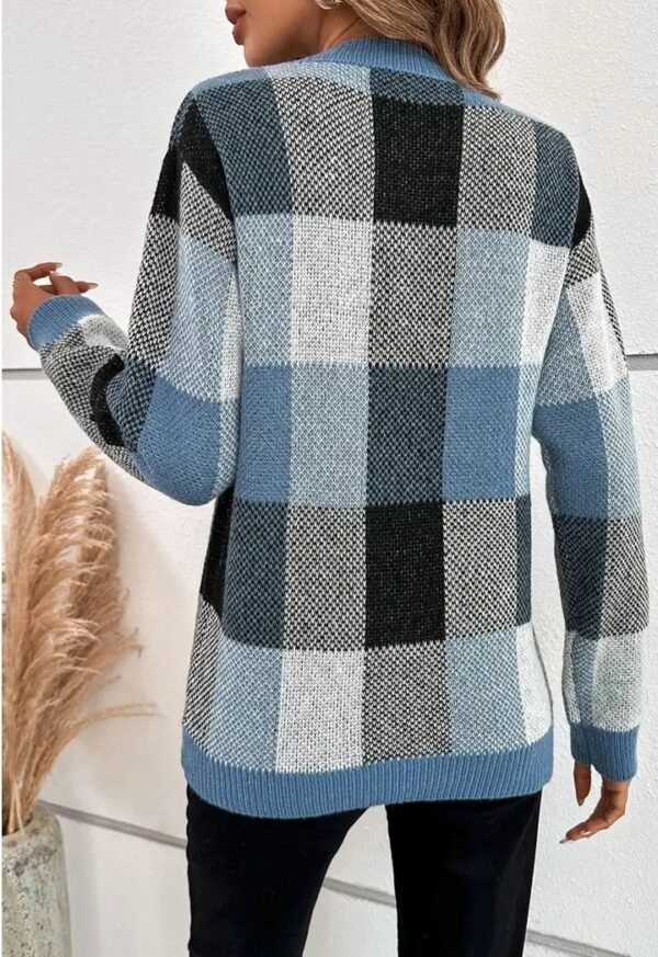 Product Image for  Plaid Knit Pull-over- 3 Color Options