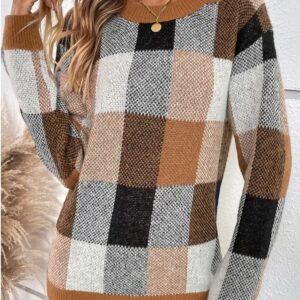 Product Image for  Plaid Knit Pull-over- 3 Color Options