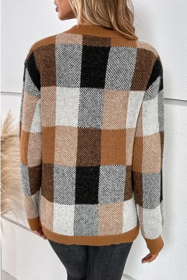 Product Image for  Plaid Knit Pull-over- 3 Color Options