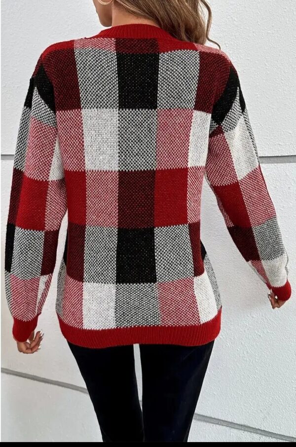 Product Image for  Plaid Knit Pull-over- 3 Color Options