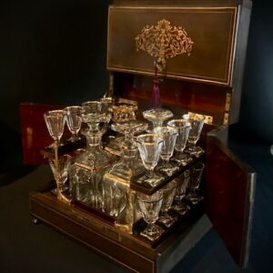 Product Image for  Antique French Baccarat Crystal Liqour Cellar