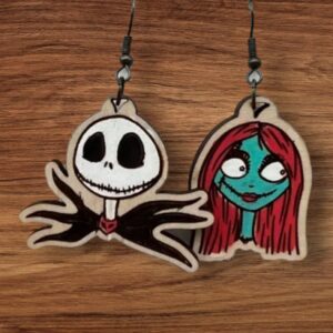 Product Image for  Hand painted Halloween Wooden Earrings