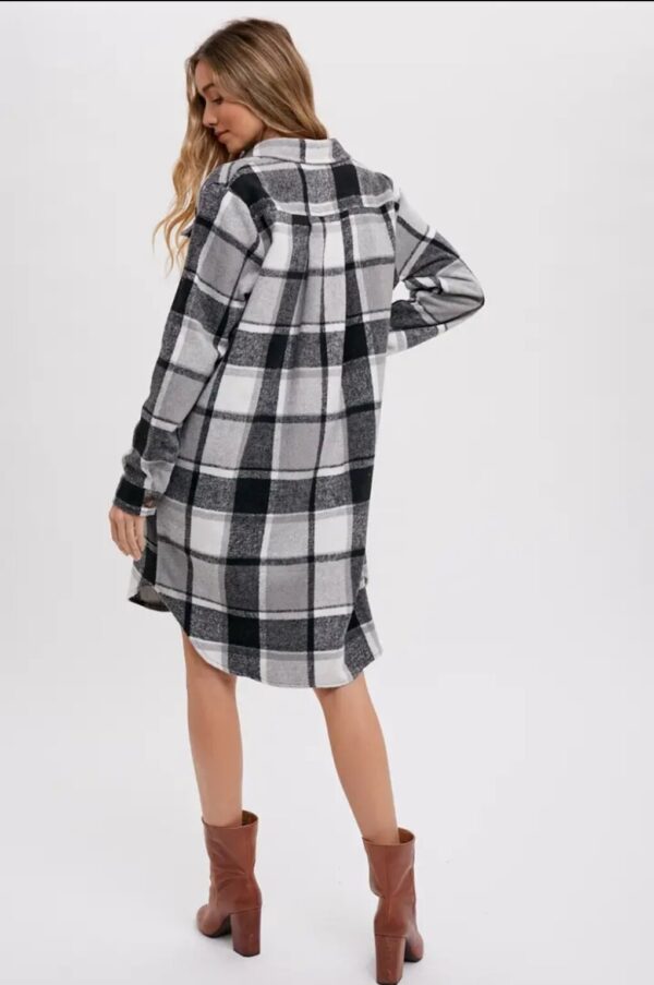 Product Image for  Plaid Longline Shacket- 2 colors available