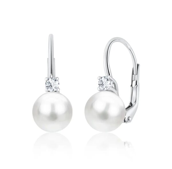 Product Image for  14K White Gold Freshwater Pearl Earrings