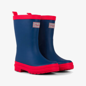 Product Image for  Navy & Red Matte Rain Boots