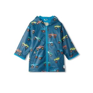 Product Image for  Monster Trucks Zip Up Lined Rain Jacket