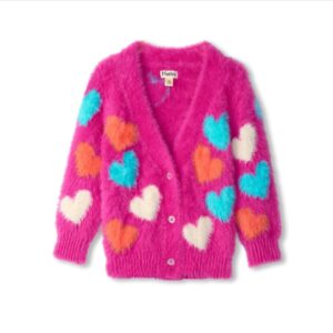 Product Image for  Jumbo Hearts Boucle Cardigan