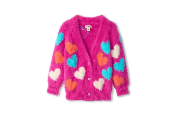 Product Image for  Jumbo Hearts Boucle Cardigan