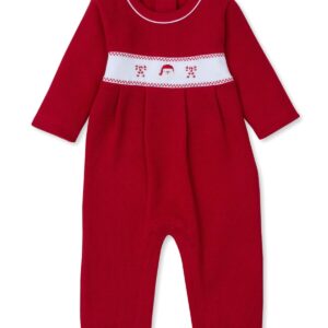 Product Image for  CLB Holiday Medley 24 Hand Emb. Santa Playsuit