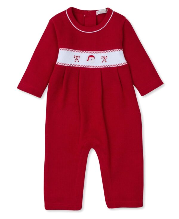 Product Image for  CLB Holiday Medley 24 Hand Emb. Santa Playsuit