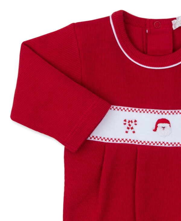 Product Image for  CLB Holiday Medley 24 Hand Emb. Santa Playsuit