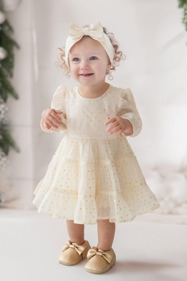 Product Image for  Heart Of Gold Dress Baby & Toddler