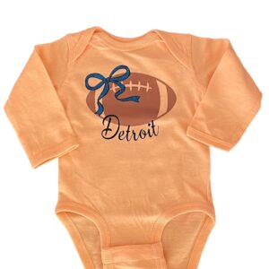 Product Image for  Lions Bow Football Onesie