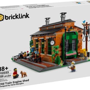 Product Image for  LEGO Bricklink 910033 Old Train Engine Shed