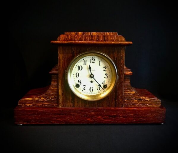 Product Image for  Antique “Red” Adamantine Mantel Clock