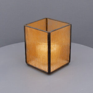 Product Image for  STAINED GLASS BRONZE MICA CANDLE HOLDERS, KAREN WEGIENEK, SKU KVM1