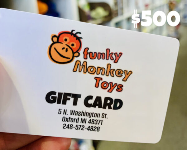 Product Image for  $500 Gift Card to Funky Monkey Toys