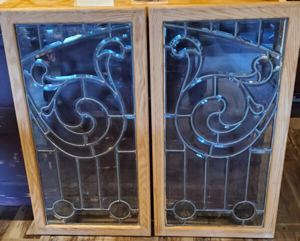 Product Image for  Antique Framed Leaded Glass Windows