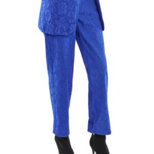 Product Image for  Cobalt Blue Lace Straight-leg Pants