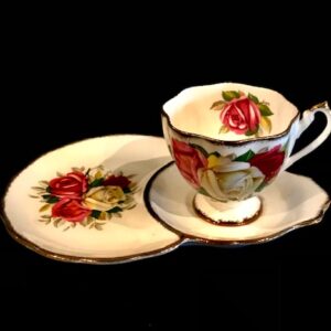 Product Image for  Vintage Queen Anne Tea Cup with Snack Plate Saucer