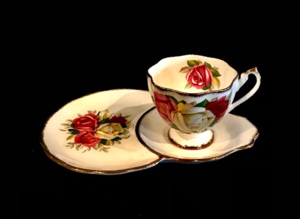 Product Image for  Vintage Queen Anne Tea Cup with Snack Plate Saucer