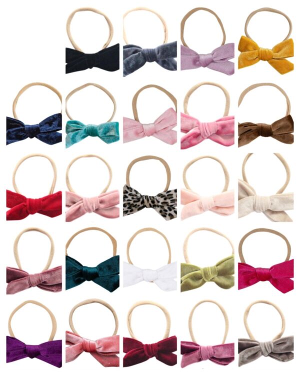 Product Image for  Velvet Bow Nylon Headband