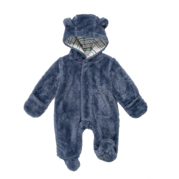 Product Image for  Winter Sky Blue Hooded Snowsuit