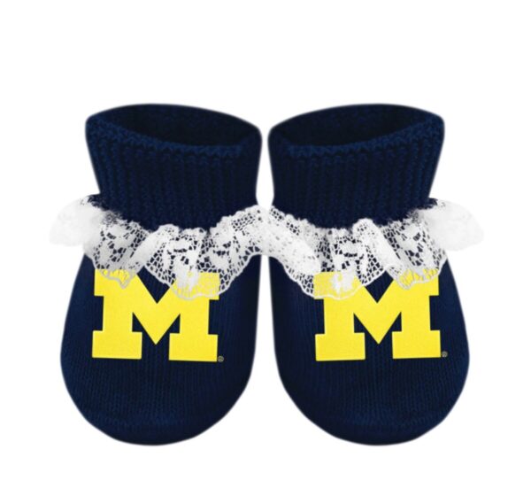 Product Image for  University of Michigan Lace Gift Box Bootie