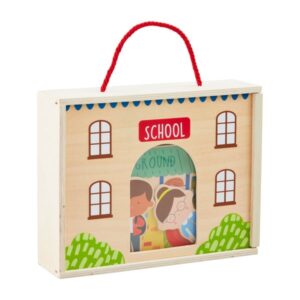 Product Image for  School House Wood Play Set