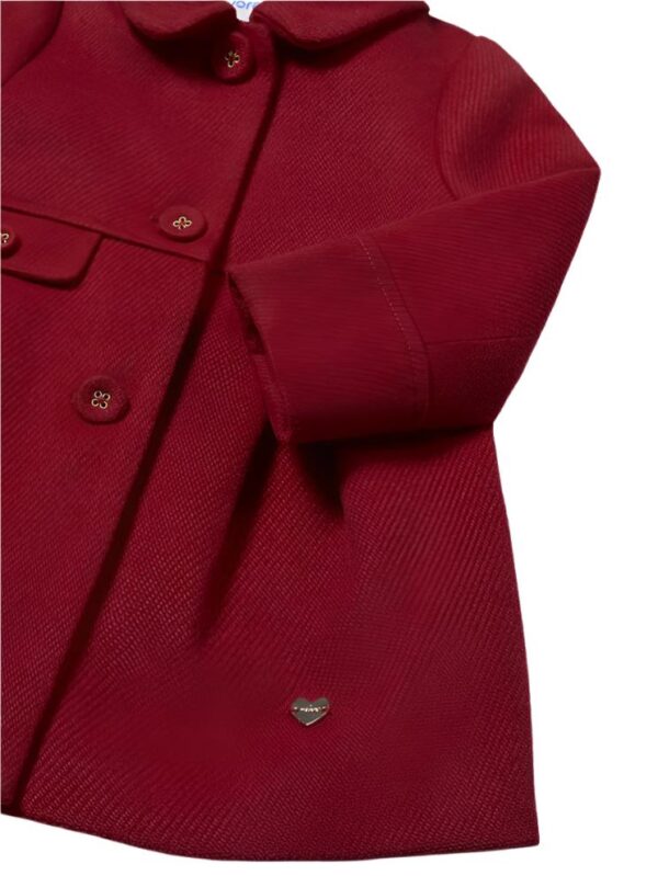 Product Image for  Woolen Button Coat Red