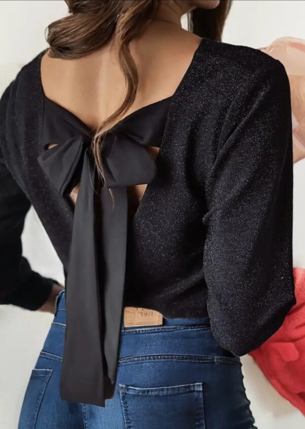 Product Image for  Shimmer Bow-back Top