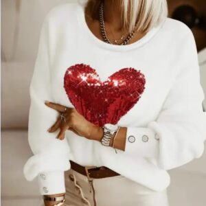 Product Image for  Sparkly Heart Pullover