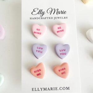 Product Image for  Conversation Heart Earrings- set of 3