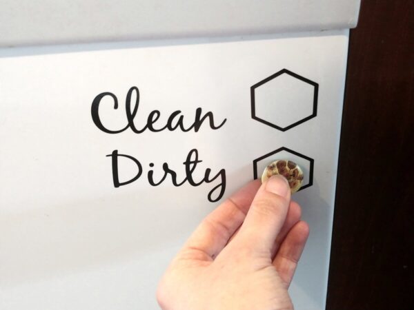 Product Image for  Clean/Dirty Dishwasher Vinyl Cut Decal