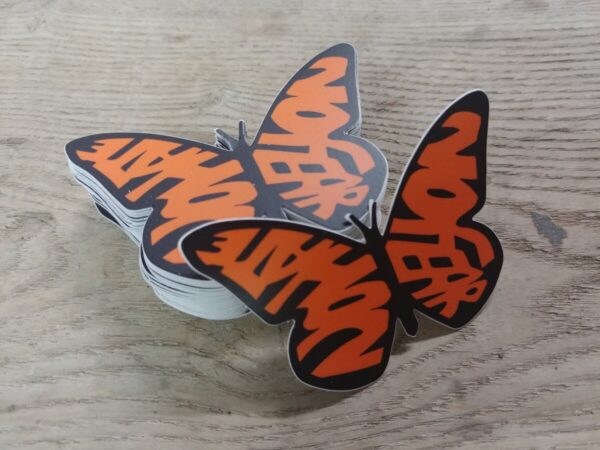 Product Image for  Pro-Immigration “No Hate No Fear” Monarch Butterfly