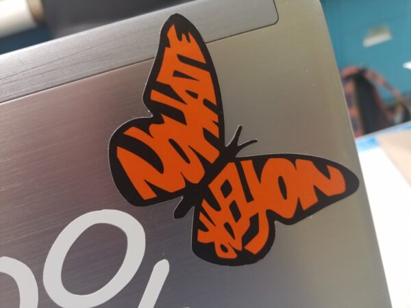 Product Image for  Pro-Immigration “No Hate No Fear” Monarch Butterfly