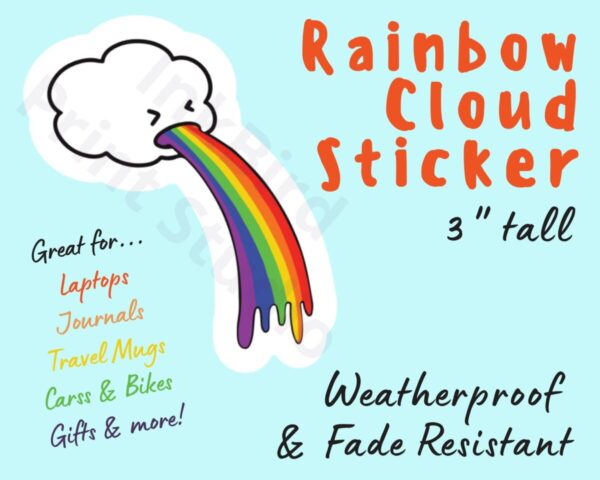 Product Image for  Rainbow Cloud Sticker