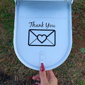 Product Image for  Thank You Decal for Inside Mailbox