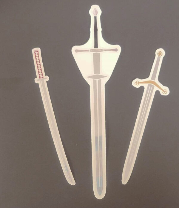 Product Image for  Sword Decal 3-Pack