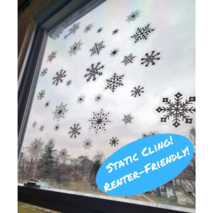 Product Image for  Snowflakes Static Cling / Window Cling Set