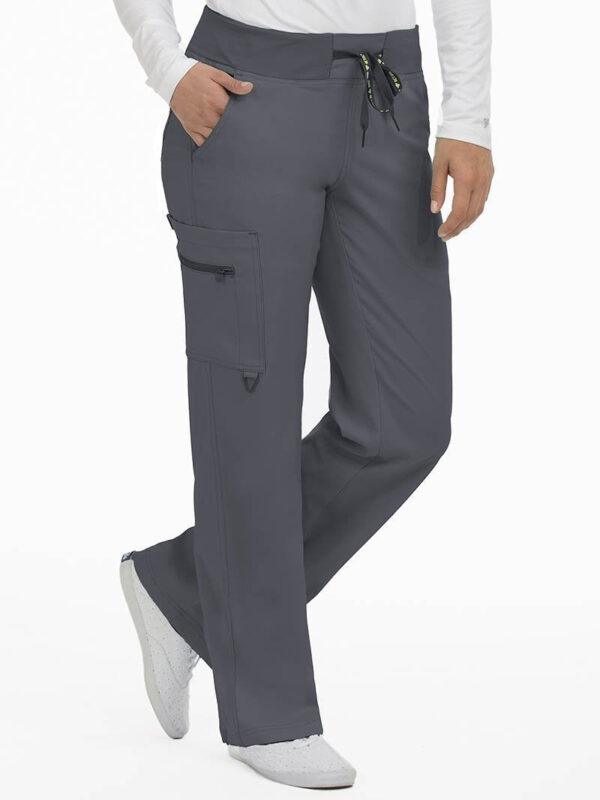 Product Image for  Med Couture 8747 YOGA 1 CARGO POCKET PANT-PEWTER