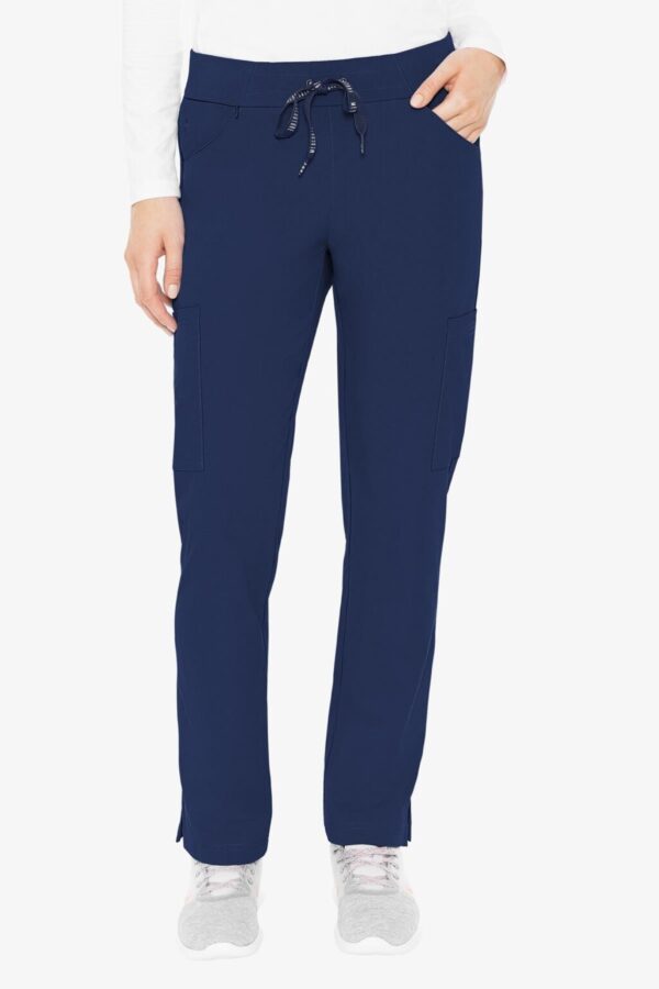 Product Image for  Med Couture 8733 Peaches Yoga Waist Pant – Navy