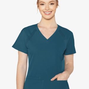 Product Image for  Med Couture 8470 Peaches Raglan Scrub Top – Caribbean