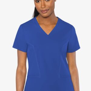 Product Image for  Med Couture 8434 Peaches Double V-neck Top – Royal