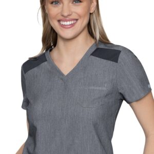 Product Image for  Med Couture 7448 Touch V-Neck Tuck In – Slate