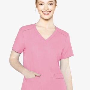 Product Image for  Med Couture 2411 Insight 3 Pocket Top – Taffy Pink