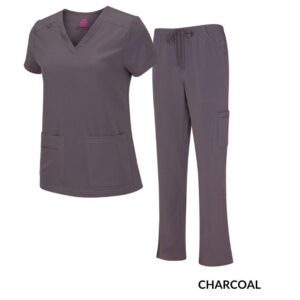 Product Image for  NATURAL UNIFORMS – STRETCH V-NECK CARGO SCRUB SETS